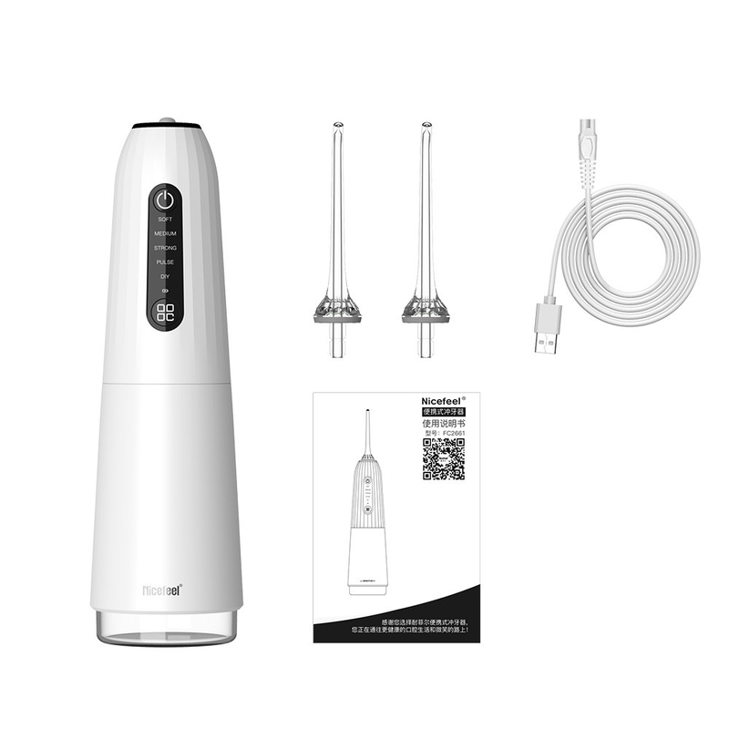 5+ حالت کار Ipx7 Electric Water Jet 300ml Oral Hygiene Oral Irigator Deeth Cleaner Water Dental Pik Flosser