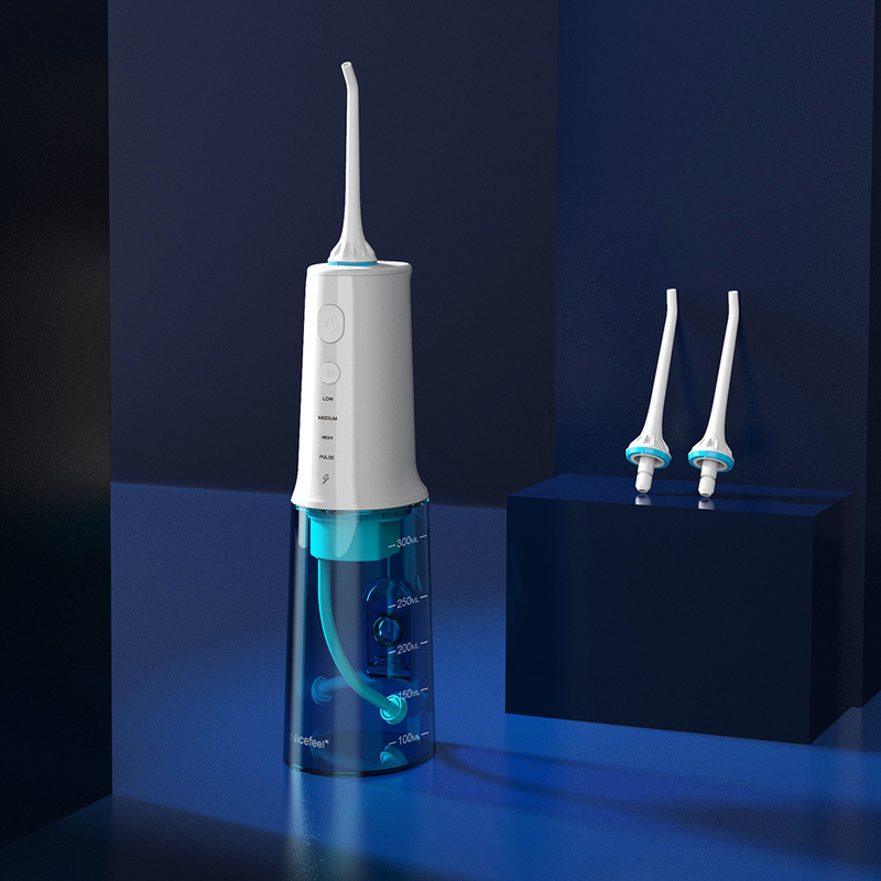 دستگاه آبیاری دهانی شارژی قابل حمل Nicefeel Oral Care مخزن آب 300 میلی لیتری قدرتمند