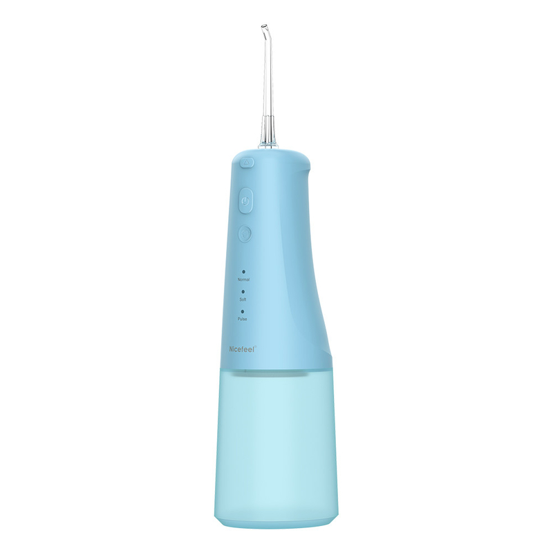 پاک‌کننده دندان‌های فلوسر بی سیم Nicefeel 300ML 4 Tip Cases برای مسافرت