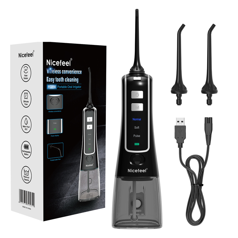 300 میلی لیتر Electric Jet 3 Working Modes Cordless Water Flosser Oral Clean قابل حمل