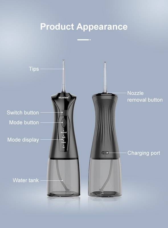 شارژر قابل حمل Oral Hygiene Nicefeel Cordless Water Flosser Type C