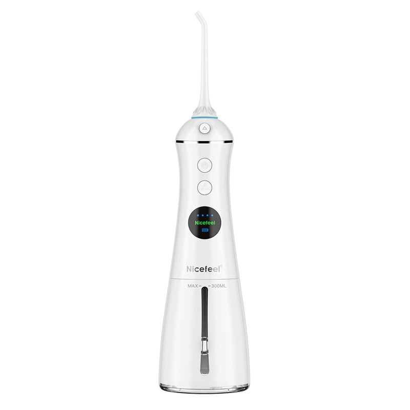 IPX7 ضد آب Nicefeel آب Flosser 2 نوزل 100-240V ولتاژ