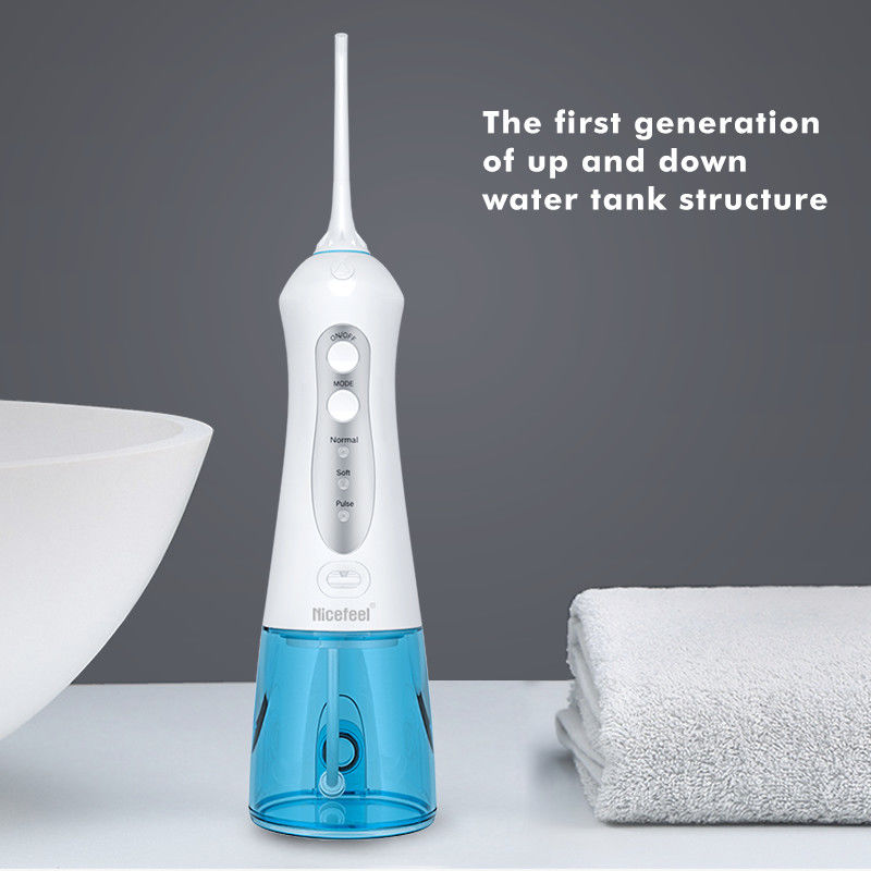 تمیزکننده دندان شارژی Water Flosser قابل حمل با 3 حالت، تمیز کردن قدرتمند، مخزن آب 300 میلی لیتر، ضد آب IPX7
