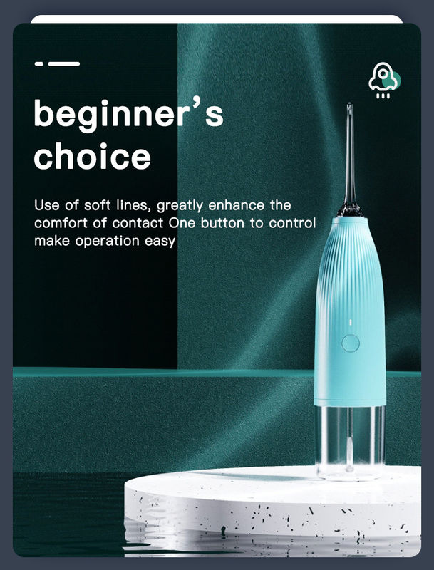 1400-1800 بار/دقیقه Mini Flosser Water درجه درجه ABS برای مراقبت از دهان و دندان