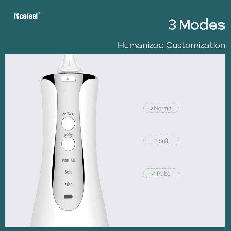 مراقبت علمی Nicefeel Water Flosser برای بهداشت دهان و دندان قابل شستشو دهان