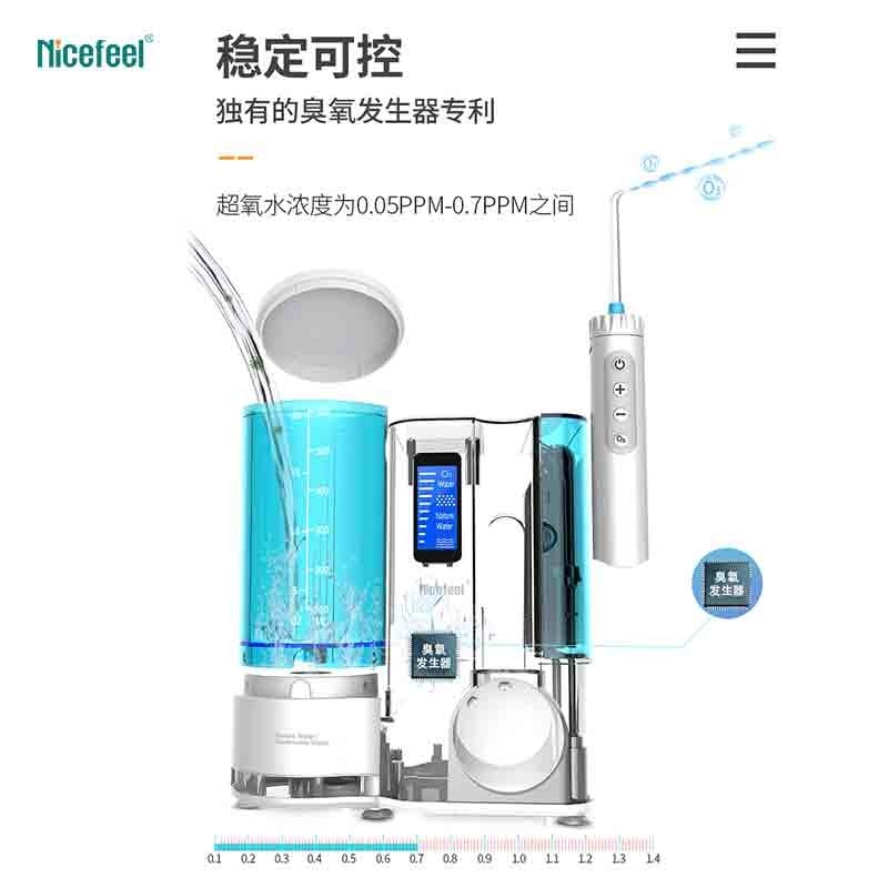 کانترتاپ تانک 600 میلی لیتری Nicefeel Oral Irrigator برای مراقبت روزانه از دهان