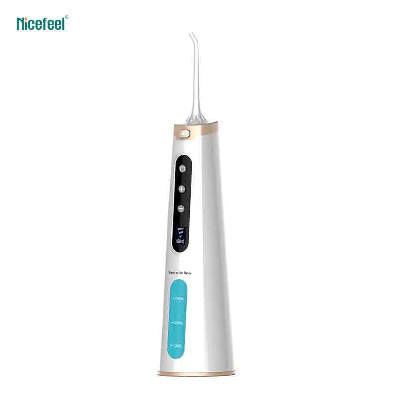 1600 میلی آمپر ساعت Nicefeel Superoxide Water Flosser Oral Irrigator برای مراقبت از دهان
